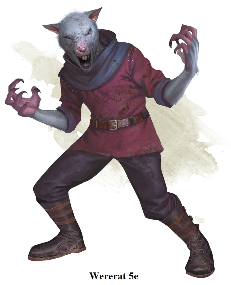 Wererat 5e | Dnd - D&D 5th Edition