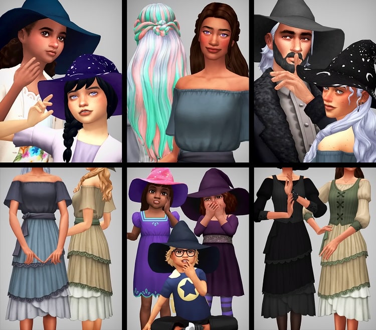 Sims 4 Witch CC Pack by Saurus