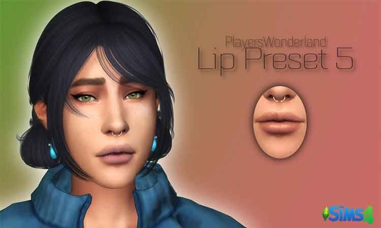 Lip preset 5