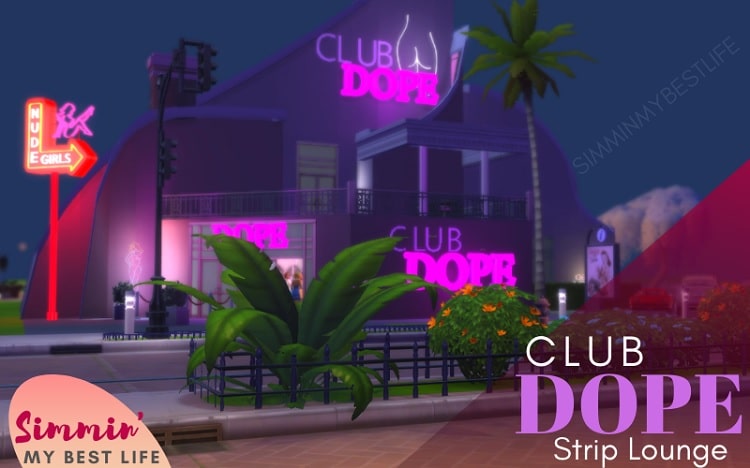 Features of the strip club mod Sims 4