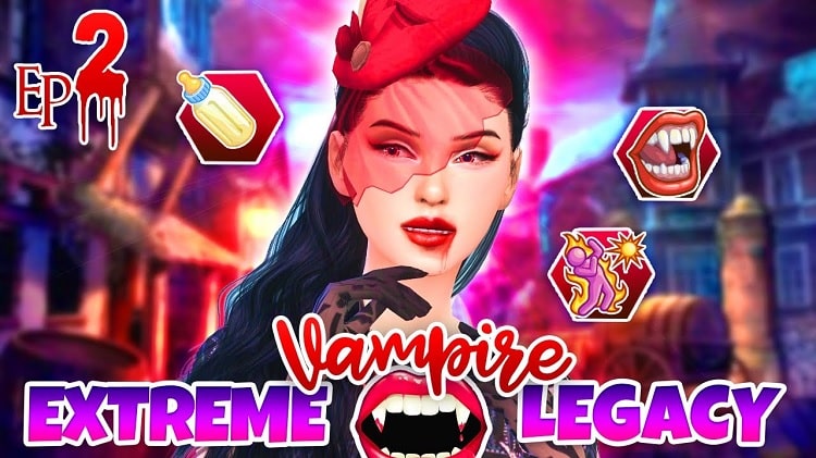 The Sims 4 Vampire Legacy Challenge