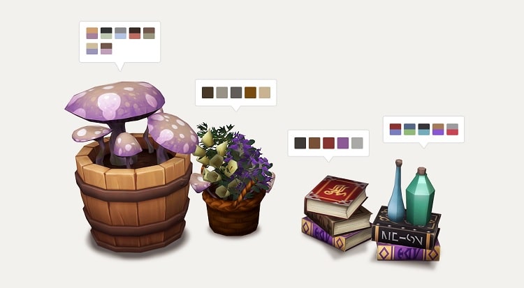 Sims 4 Witch Clutter CC by kumikya