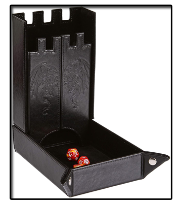 Castle foldable dice tray and tower