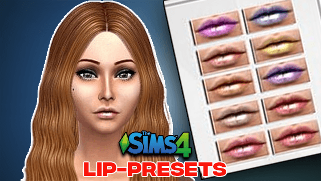 Sims 4 Lip Presets CC & Mods