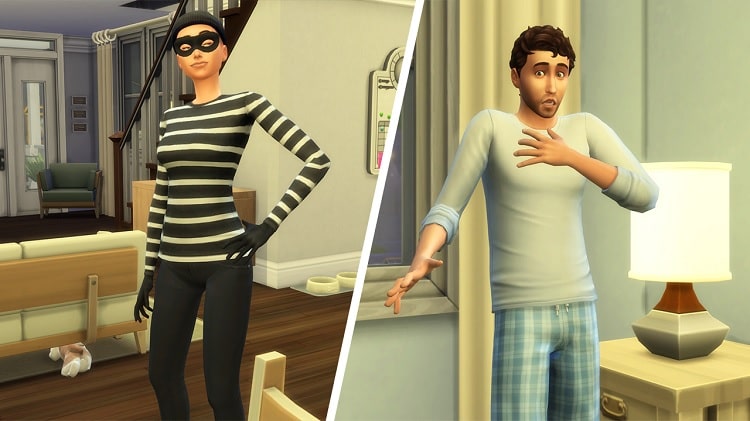 Sims 4 burglar mod