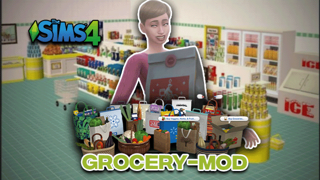 Sims 4 Grocery Mod & Store