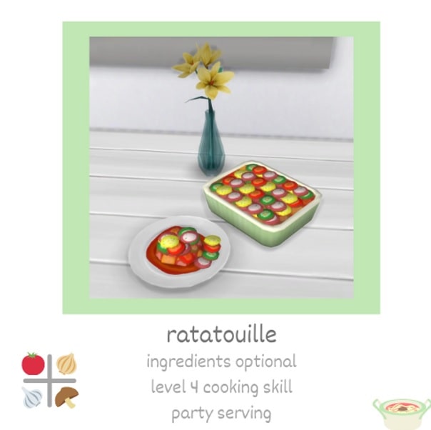 Sims 4 Custom Ratatouille