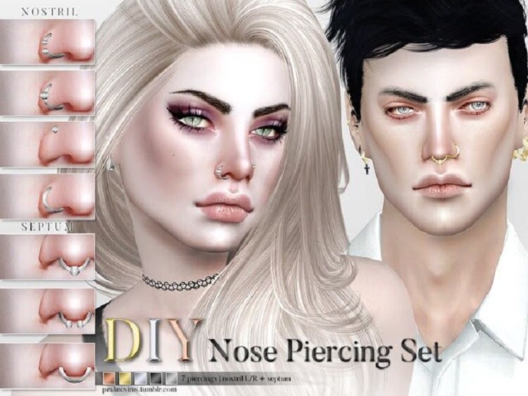 Sims 4 Nose Piercing