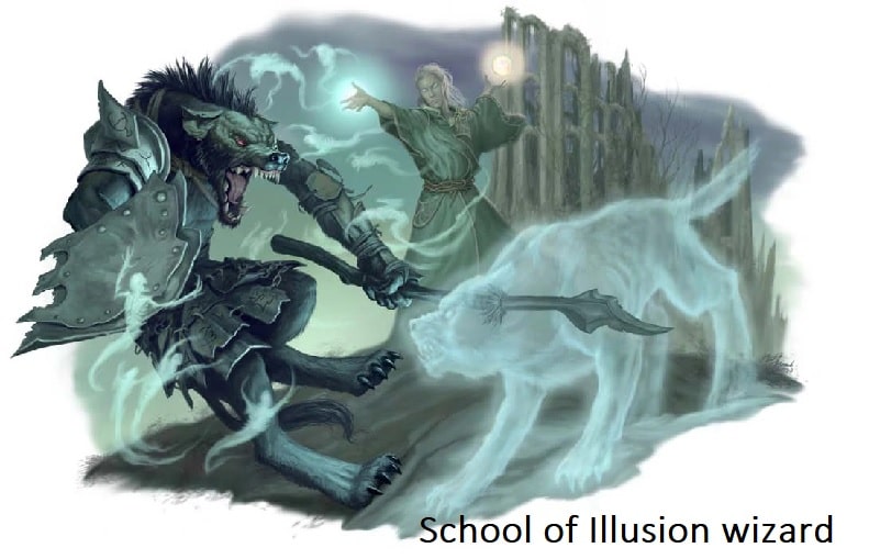 School of Illusion wizard
