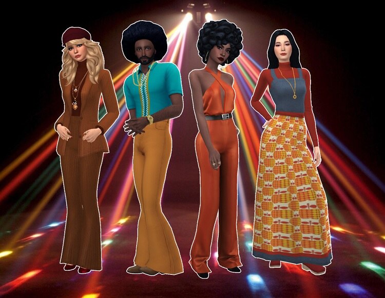 70's Inspired Sims 4 CC Pack by Aladdin-The-Simmer