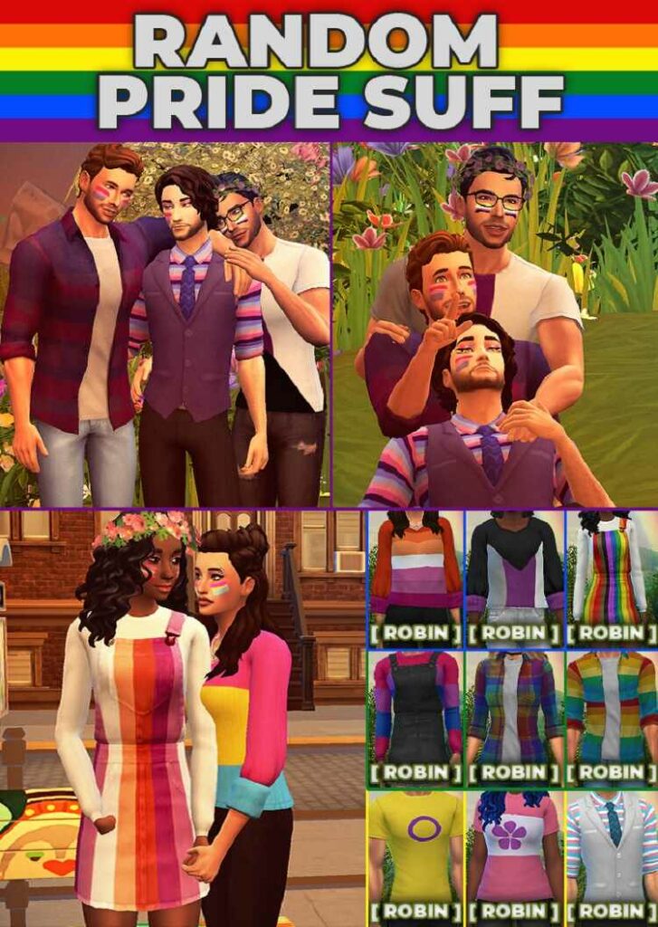 Random Pride Stuff 2021 Sims 4 Clothes