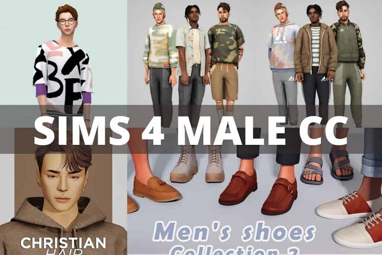 Sims 4 Male CC Pack by Kiwisim4
