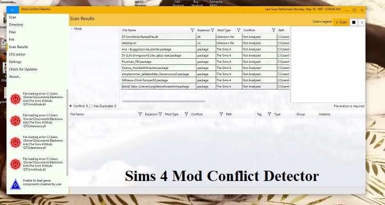Sims 4 Mod Conflict Detector | Ts4 Broken CC Finder