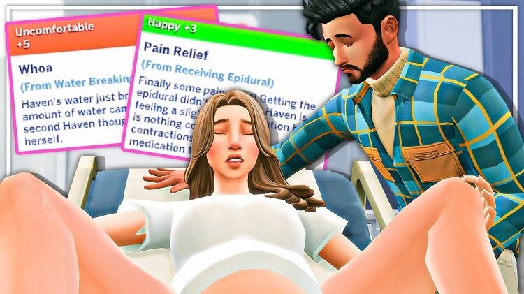16. Sims 4 Realistic Birth Mod by PandaSama