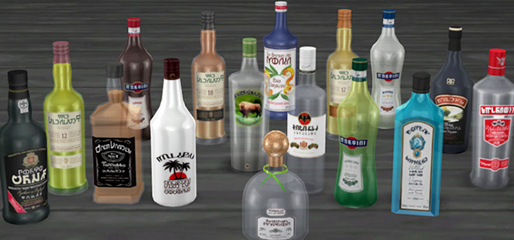 Alcoholic Drinks Sims 4