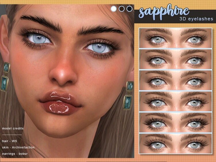 3D Eyelashes by Sapphire