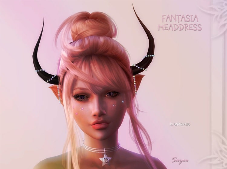  Fantasia headdress horns mod