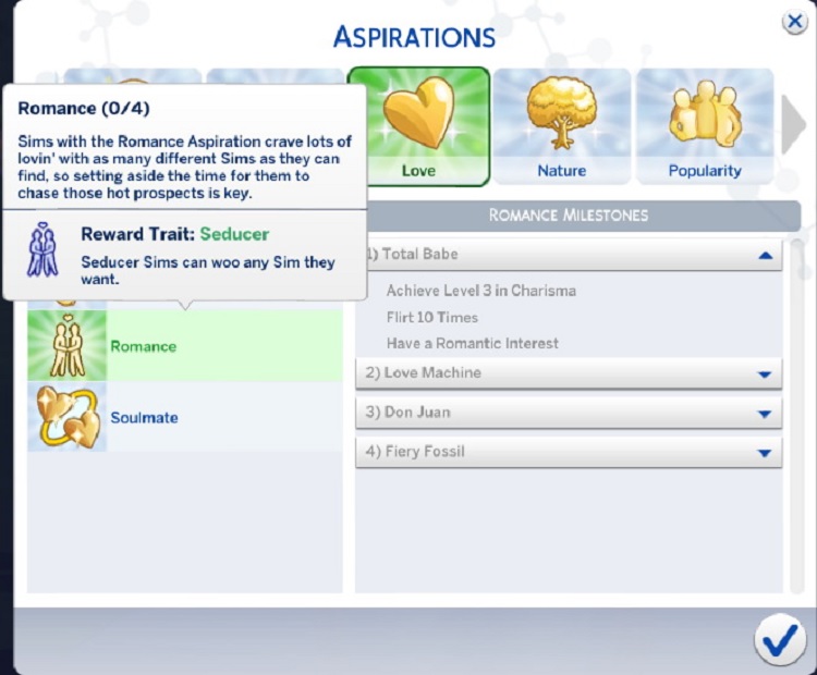 Sims 4 updater 2024. Жизненные цели симс 4 список. Aspirations SIMS 4. Симс 4 цели жизни. Жизненная цель симс.