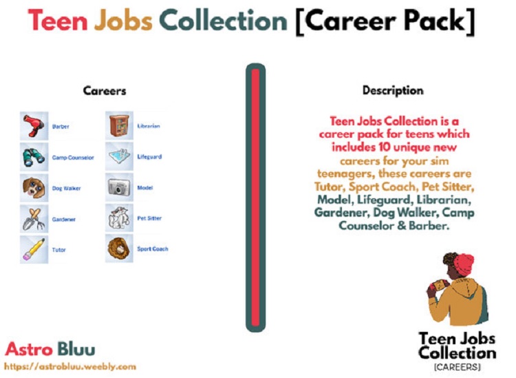 Teen Job Career Set