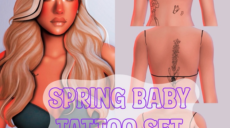 Spring Baby Tattoos by chewybutterfly