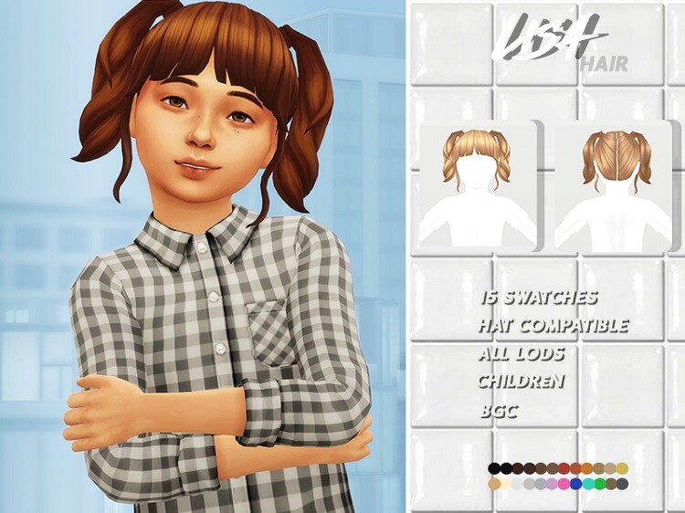 Lisa Toddler Hairstyle by Sehablasimlish