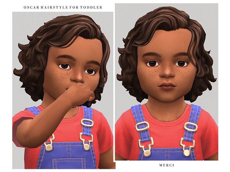 Oscar for Toddler Hair in Sims 4 - Akos