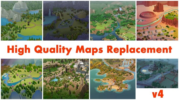 SimMattically's High-Quality Map Replacement