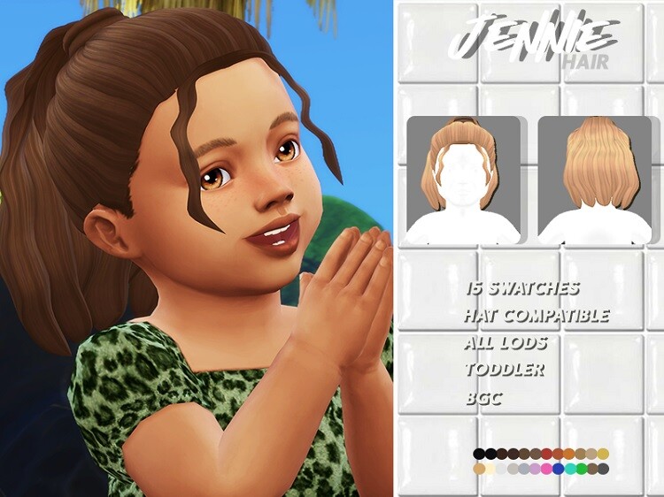 Toddler Hair Jennie" in Sehablasimlish