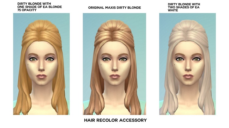 Accessory For Maxis Hair Recolor/Hair Dye