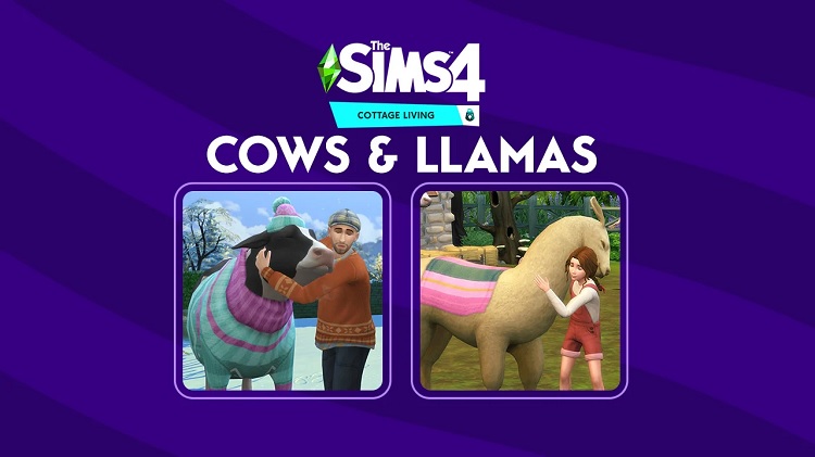 Cows & Llamas (Cottage Living Expansion Pack)