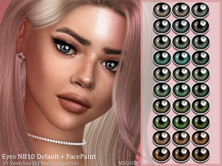 Eyes NB10 Default + MSQSims Facepain