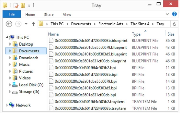 File Installation to the Tray Folder