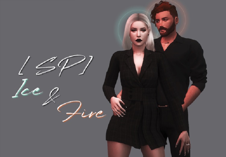 Ice & Fire Sims 4 Couple Poses by Sciophobis