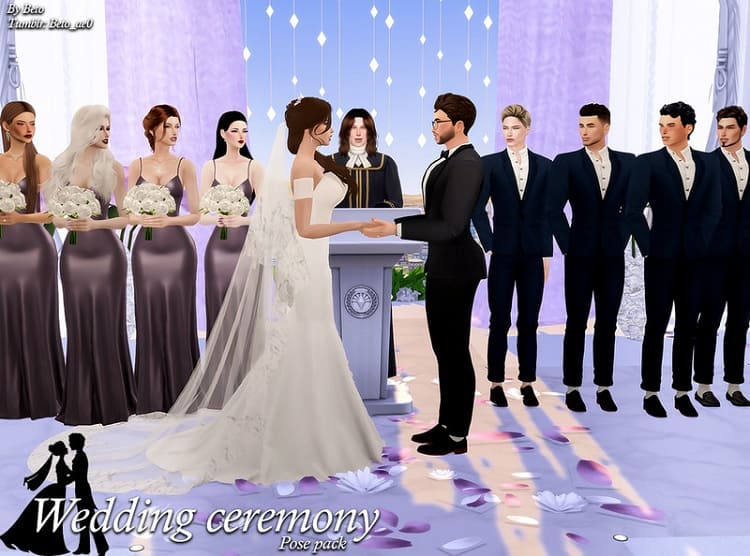 Beto_ae0's "Wedding Ceremony Pose Pack