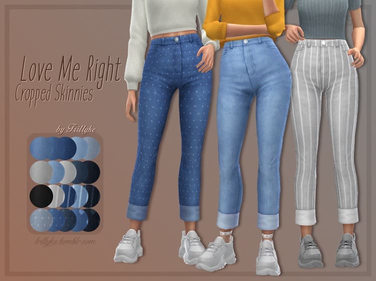 Love Me Right Cropped Skinnies