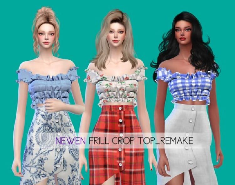 Remaking the Frill Crop Top