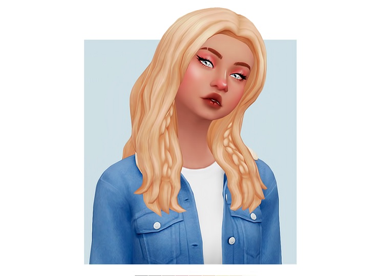 Zoey Hair, created by naevys-sims