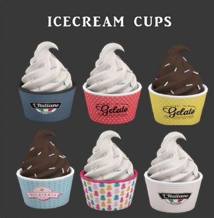 Cups of Ice Cream