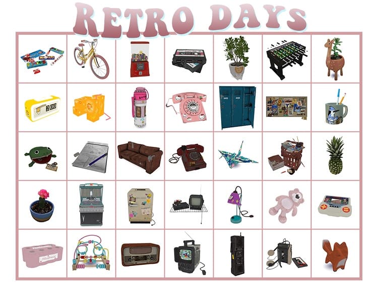 Radioactivedotcom's Retro Days Clutter CC